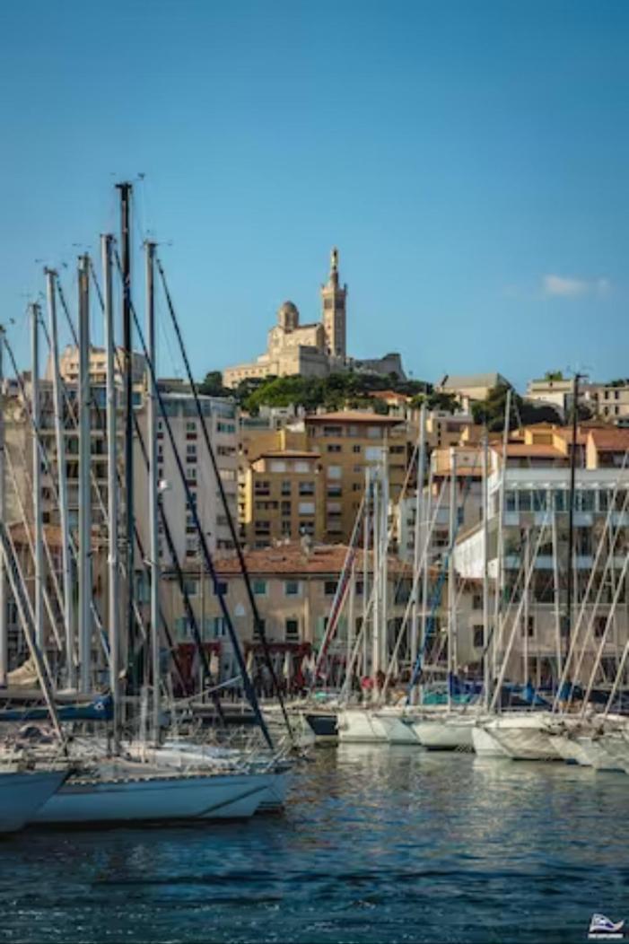 Vue Mer Le Panoramique Vieux-Port De Марсель Екстер'єр фото
